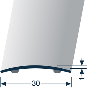 ÜP451-SK Übergang Edelstahl edelstahl matt F8G 30,00 mm 1,00 lfm