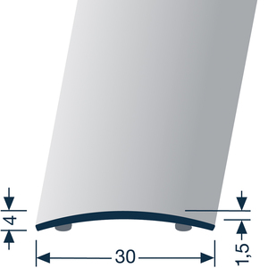 ÜP459-SK Übergang Aluminium silber F4 30,00 mm 1,00 lfm