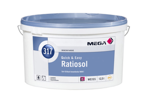 MEGA 317 Quick & Easy Ratiosol 12,50 l weiß